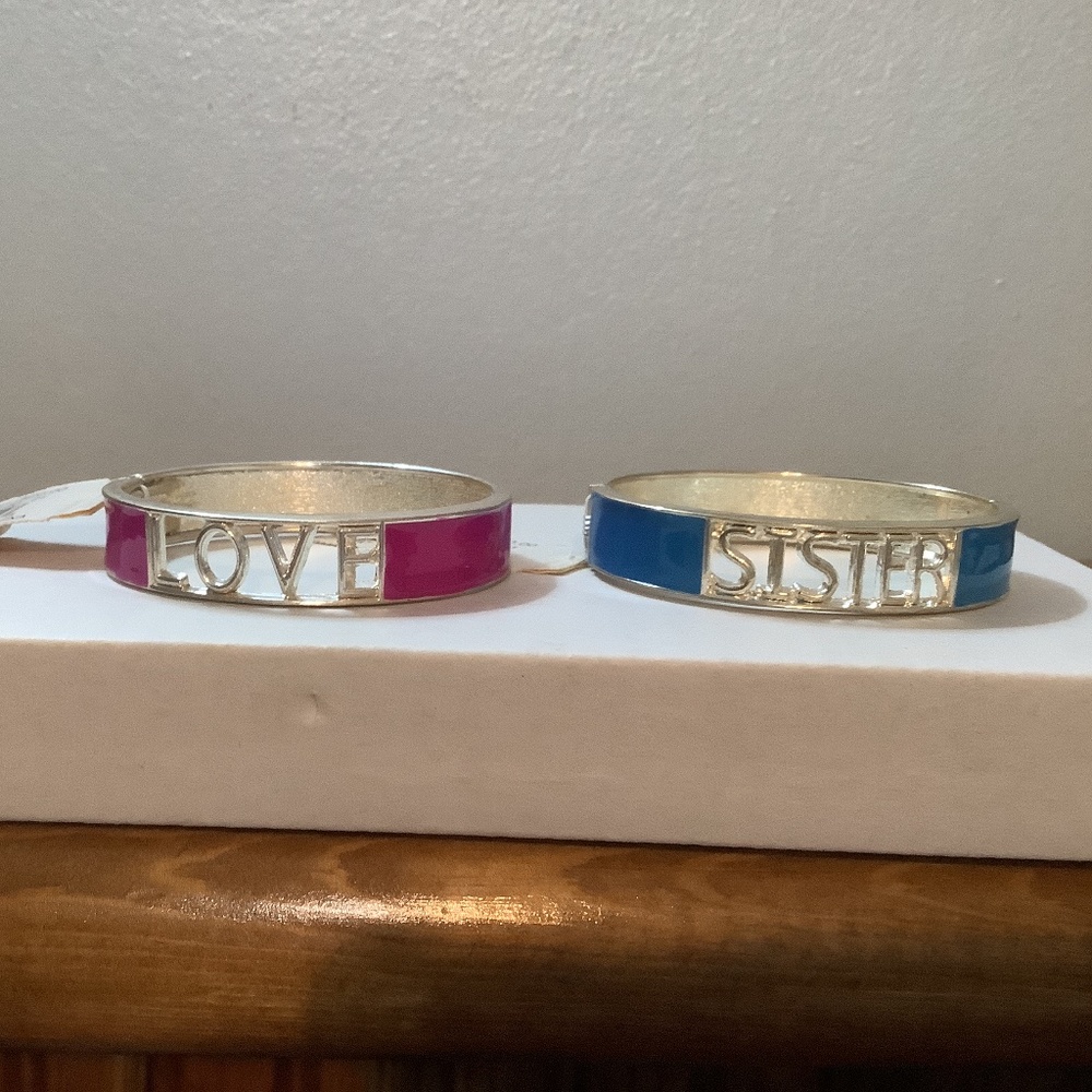 Croft & Barrow LOVE AND SISTER bracelet lot